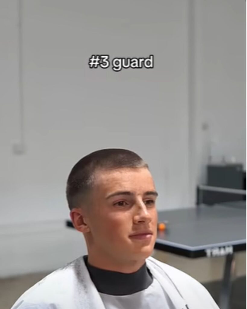 Buzz Cut Length 3