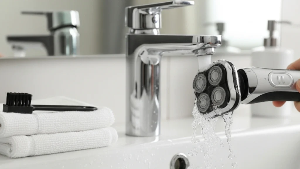 Clean Electric Razor Shaver