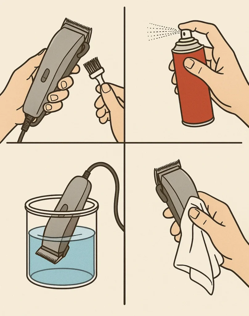 Disinfect Barber Clippers