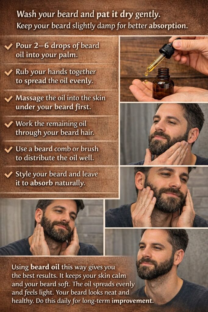 How to Use Beard Oil Correctly
